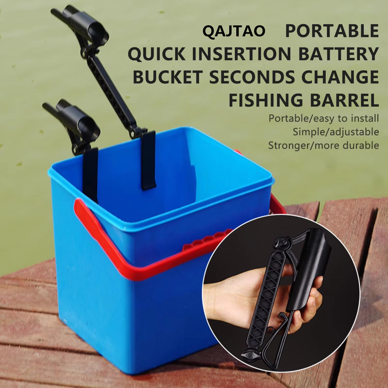 QAJTAO Rak pancing 10-25cm, em - Fishing Rod Ice ulasan dan harga