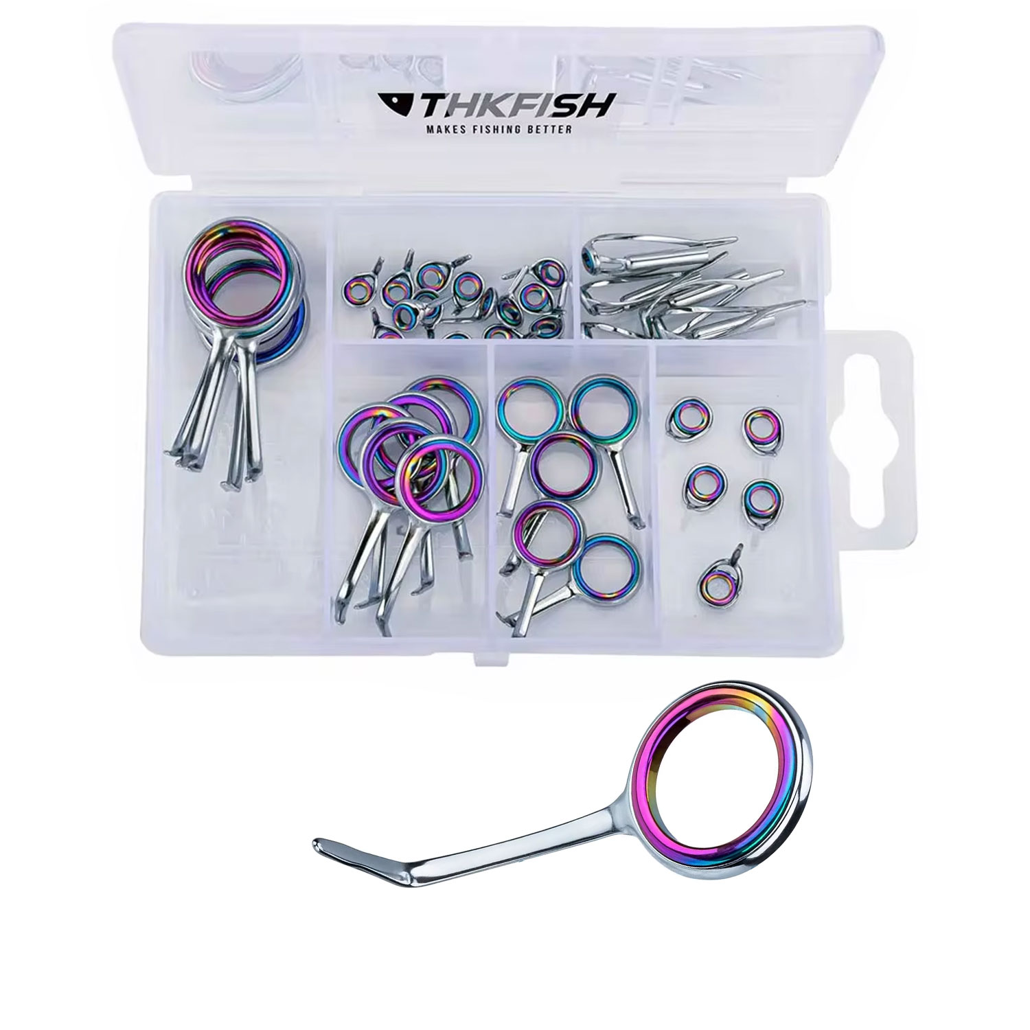 Set joran pancing warna-warni  - Fishing Rod Guide Replacement ulasan dan harga