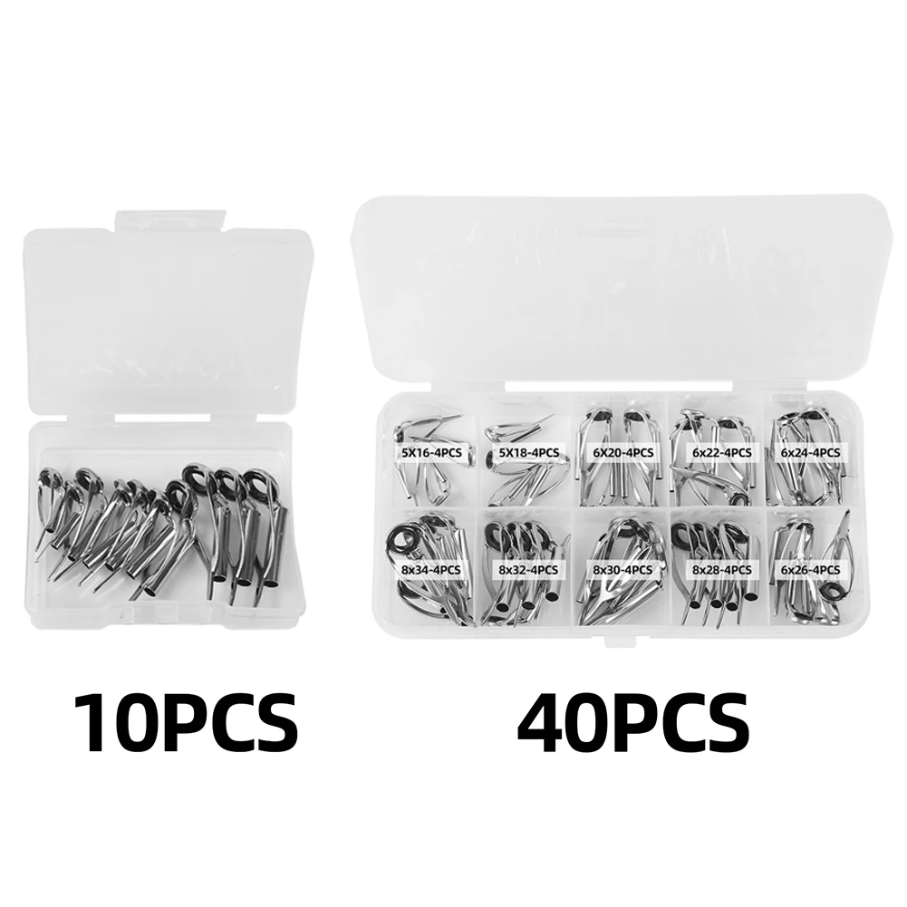 10/40pcs Kit Perbaikan Ujung J - Fishing Rod Guide Replacement ulasan dan harga